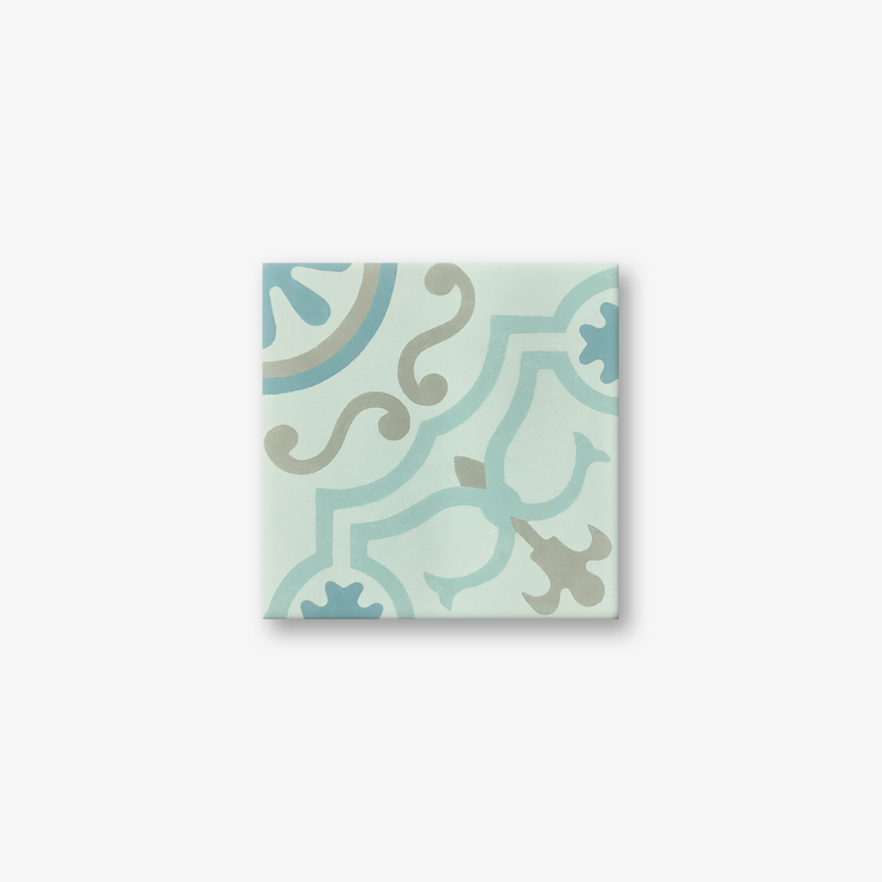 Marina Blue Encaustic Cement Tile