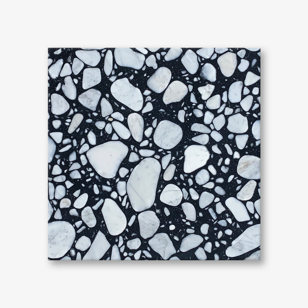 WC1E Bergamo Charcoal Terrazzo Resin