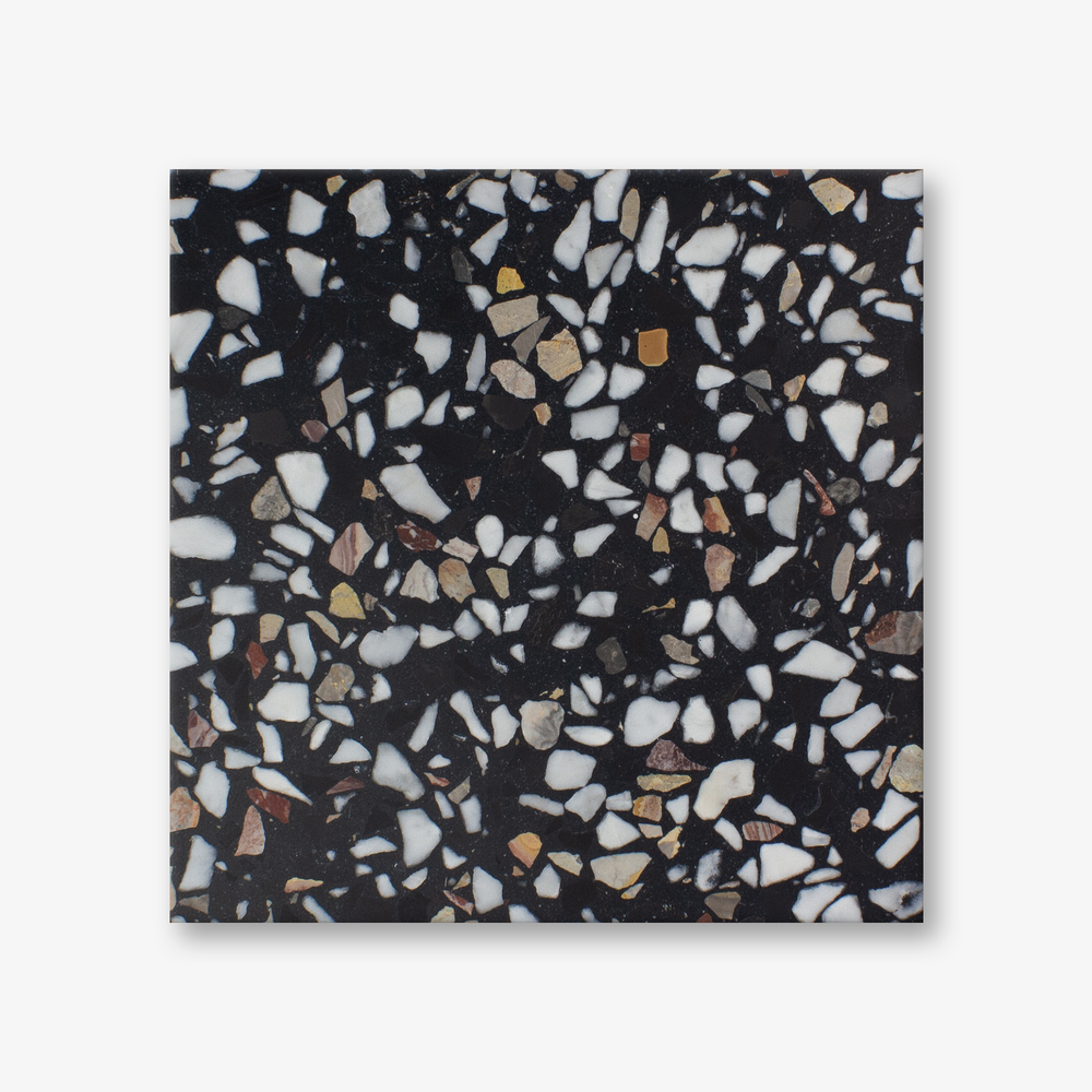 WC1E Bergamo Charcoal Terrazzo Resin