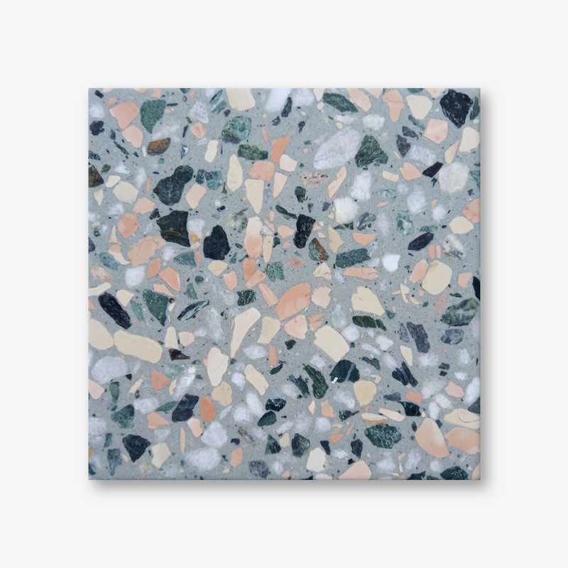 Salmon Green Terrazzo Resin