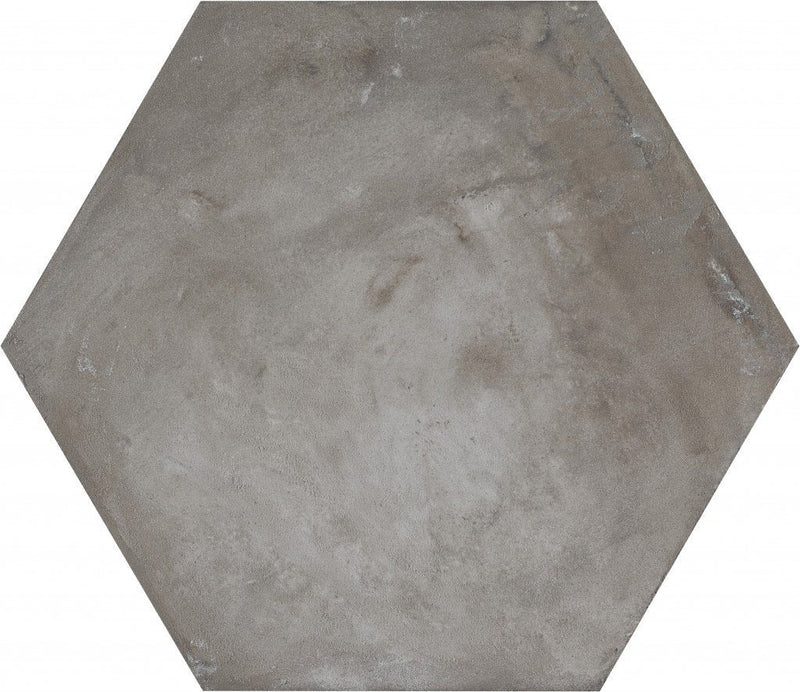 Cemento Anthracite Hexagonal Porcelain Tiles