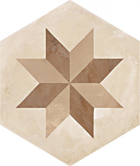 Cemento Hex Minerva Terra Porcelain Tiles